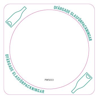 UWS Tarrat– Ofärgat glas -Reikä
