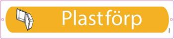 Tina merkkejä – Plastförp