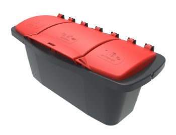 Elektroniikkaromulaatikko, 3 lokeroa