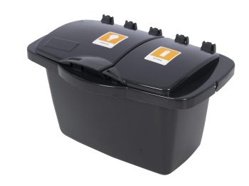 Elektroniikkaromulaatikko, 2 lokeroa
