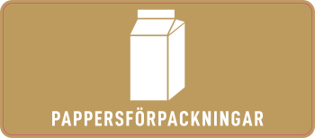 Tarrat – Sensibin, Pappersförpackningar