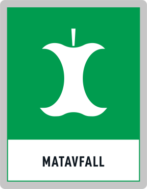 Kylttitarra alumiinia-Matavfall