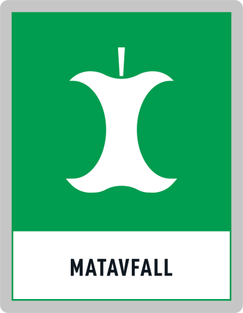 Kylttitarra alumiinia-Matavfall