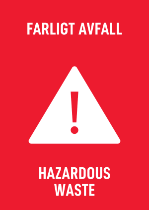 Tarrakyltti – Farligt avfall