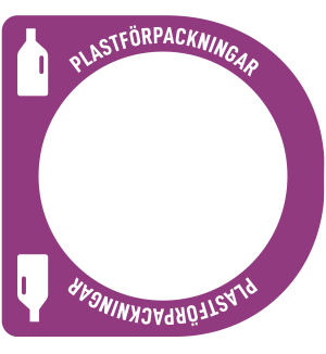 Muovipakkausten tarra – Campus Goool